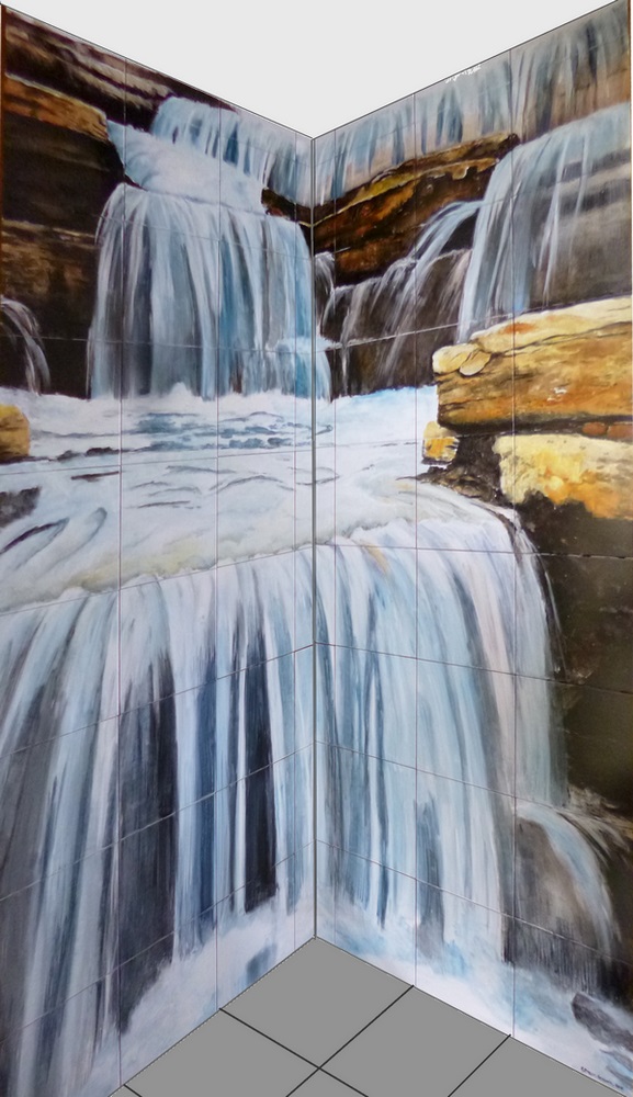 Douche "cascade"